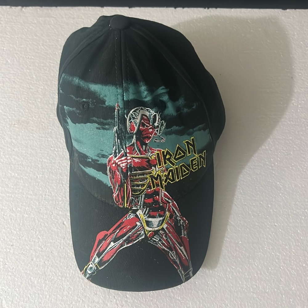 Vintage Iron Maiden Cap Hat Somewhere in Time